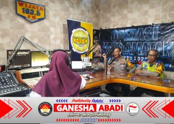 Satlantas Polres Pelabuhan Tanjung Perak Gandeng Media, Sosialisasikan Operasi Keselamatan Semeru 2026