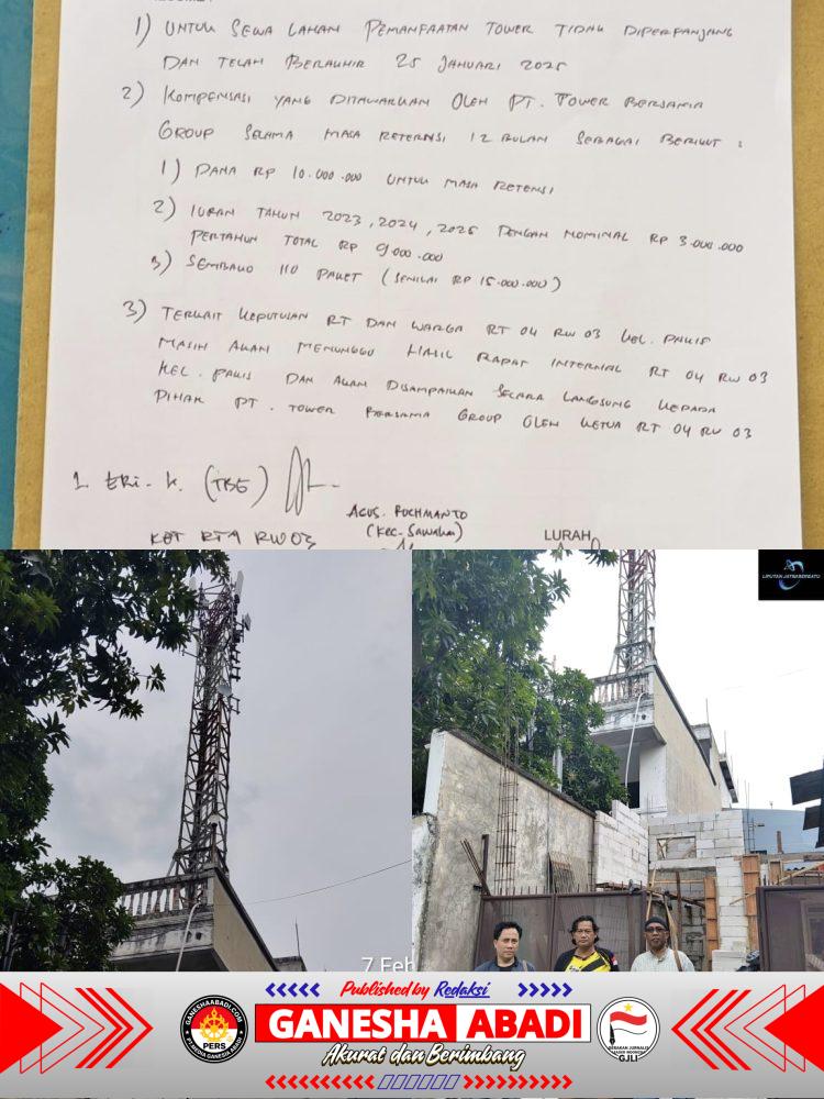 Tower Telekomunikasi Kedaluwarsa Izin di Pakis Surabaya Disorot, Warga Desak Pencabutan dan Pembongkaran