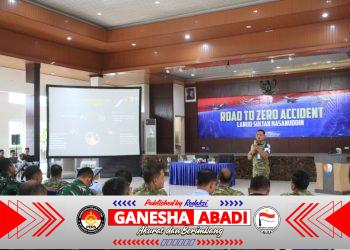 Lanud Sultan Hasanuddin Gelar Ceramah Lambangja “Road to Zero Accident”, Teguhkan Budaya Keselamatan TNI AU