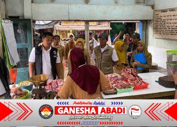 Satgas Saber Polres Bojonegoro Bersama TPID Sidak Harga Sembako Jelang Ramadhan