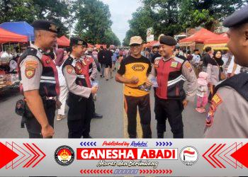 Operasi Keselamatan Semeru, Polres Situbondo Sampaikan Pesan Kamseltibcarlantas di CFD