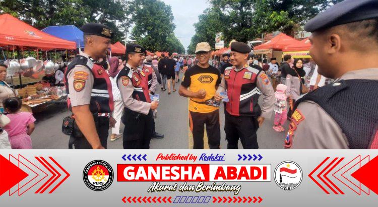 Operasi Keselamatan Semeru, Polres Situbondo Sampaikan Pesan Kamseltibcarlantas di CFD