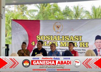 Perkuat Karakter Atlet Berprestasi, Bahar Buasan Sosialisasikan Empat Pilar MPR RI Bersama PASI Bangka Tengah