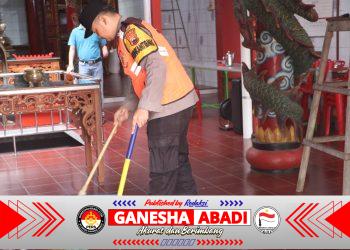 Polres Kebumen Gelar Bakti Religi di Klenteng Kong Hwie Kiong Jelang Imlek