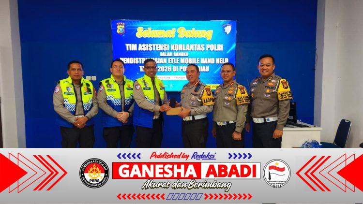 Korlantas Polri Perkuat Sistem ETLE di Pekanbaru Perangkat Statis Optimal dan Mobile Handheld Diperluas