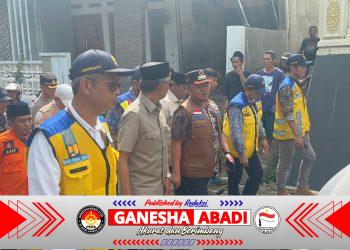 Menteri PU Tinjau Lokasi Tanah Bergerak di Desa Padasari, Kapolres Tegal Pastikan Pengamanan Maksimal