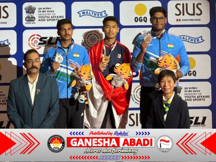 Prestasi Gemilang Anggota Polri: Briptu Muhamad Fawwaz Aditia Farrel Raih Medali Emas dan Pecahkan Rekor Dunia di Ajang Asian Rifle/Pistol Champion 2026 India