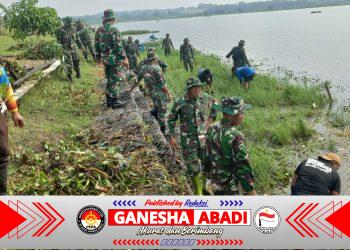 TNI bersama Forkopimda Boyolali Turun Tangan Bersihkan Waduk Cengklik, Wujudkan Kota ASRI dan Wisata Bebas Sampah