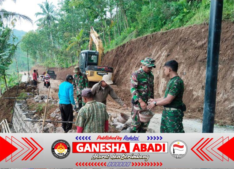 Bukan Hebat Tapi Hanya Terlatih, Begitulah Semboyan Satgas TMMD 127 Kodim Wonogiri