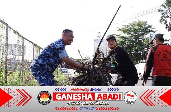 Komandan Lanud Sjamsudin Noor Pimpin Gerakan Indonesia ASRI di Banjarbaru.