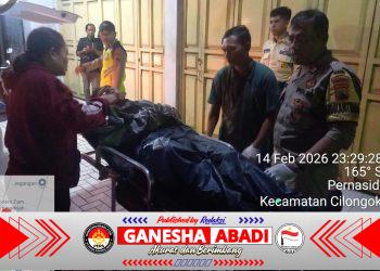 Alami Patah Tulang Akibat Laka Tunggal, Quick Respon Polsek Cilongok Polresta Banyumas Evakuasi Korban Ke RSUD Ajibarang