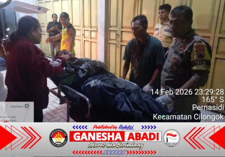 Alami Patah Tulang Akibat Laka Tunggal, Quick Respon Polsek Cilongok Polresta Banyumas Evakuasi Korban Ke RSUD Ajibarang