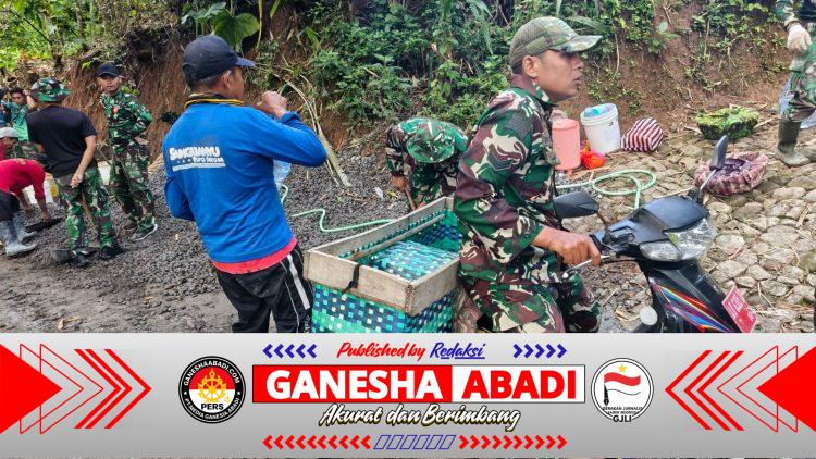Logistik Adalah Bagian Terpenting Dalam Pelaksanaan TMMD 127 Di Desa Kembang