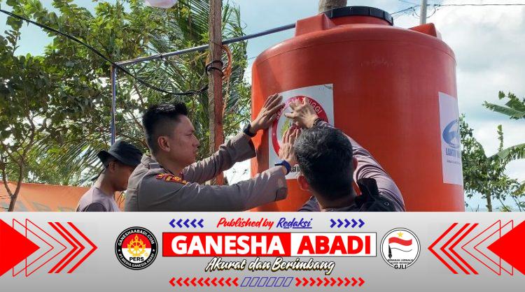 Mahasiswa STIK Angkatan 83 Bangun Sumur Bor untuk Warga Aceh Utara, Kapolres: Wujud Nyata Kepedulian Polri