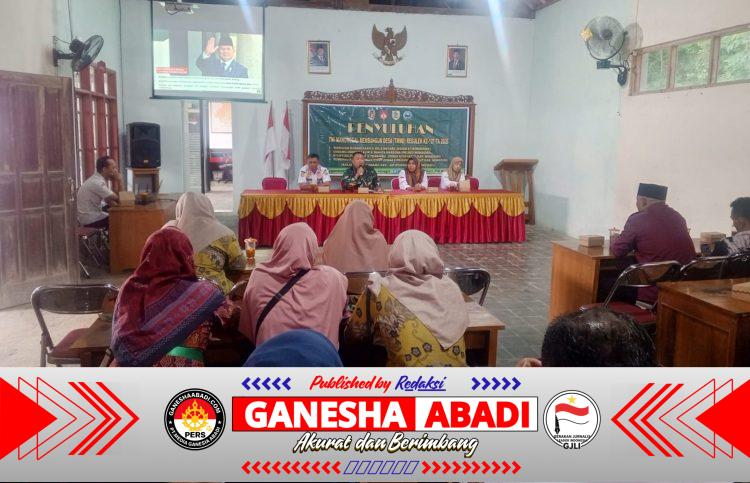 Warga Desa Kembang Dibekali Rasa Cinta Tanah Air dan Hidup Sehat Tanpa Narkoba dalam Penyuluhan TMMD Reguler ke 127 Kodim/0728 Wonogiri