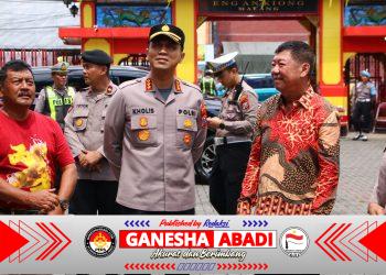 Polresta Malang Kota Pertebal Pengamanan Imlek, Personel Disiagakan di Klenteng hingga Pusat Perbelanjaan