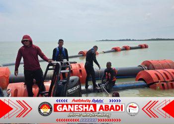 Satgas Kuala TNI-Jhonlin Bergerak Cepat, Atasi Sedimentasi Muara Kuala Penaga