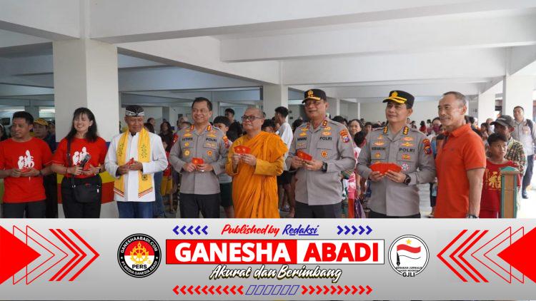 Jogo Jawa Timur : Kapolda Jatim Tinjau Perayaan Imlek di Vihara Buddayana Surabaya