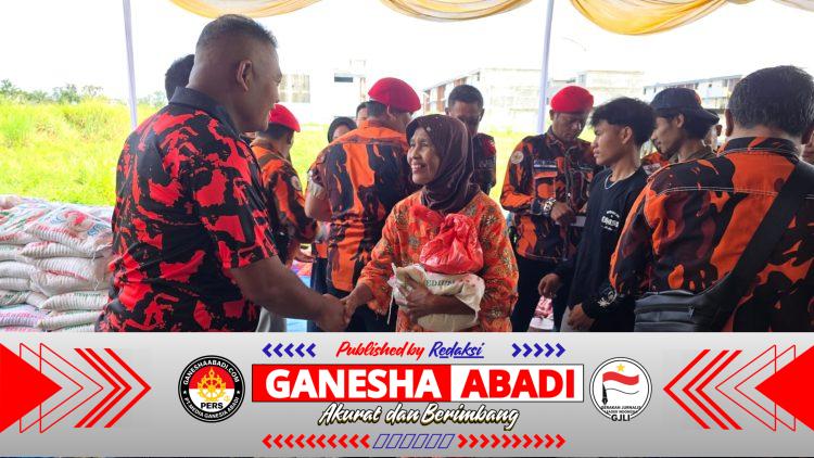 Sambut Ramadhan 1447 Hijriah, Ketua MPC Pemuda Pancasila Deliserdang Junaidi Bagikan Daging Dan Beras