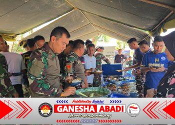 Satgas Kuala TNI–Jhonlin Laksanakan Tradisi Meugang Bersama Warga Aceh Tamiang