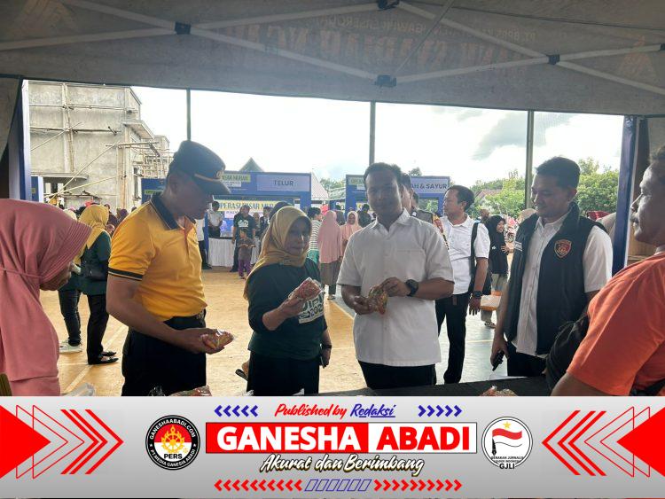 Sinergi Polres Ngawi dengan Pemkab Beri Pendampingan Operasi Pasar Murah