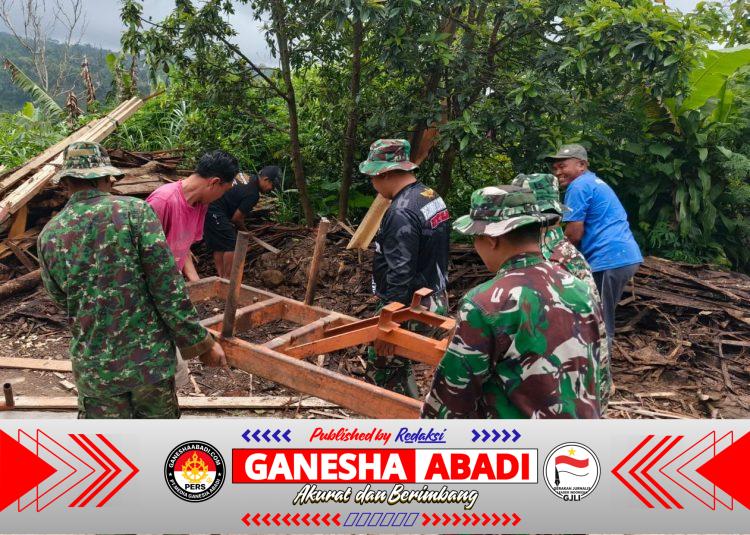 Wujud Cinta TNI Untuk Rakyat, Air Bersih Menjadi Harapan Baru Di Desa Kembang