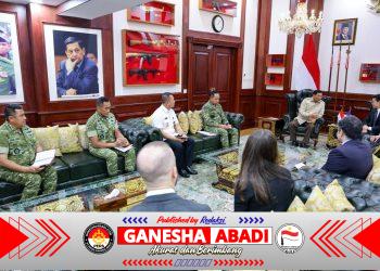 Panglima TNI Dampingi Menhan RI Terima Wamenhan AS Bidang Pertahanan Indo-Pasifik