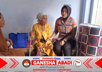 Polri Peduli : Polres Lumajang Salurkan Bantuan untuk Lansia Sebatangkara