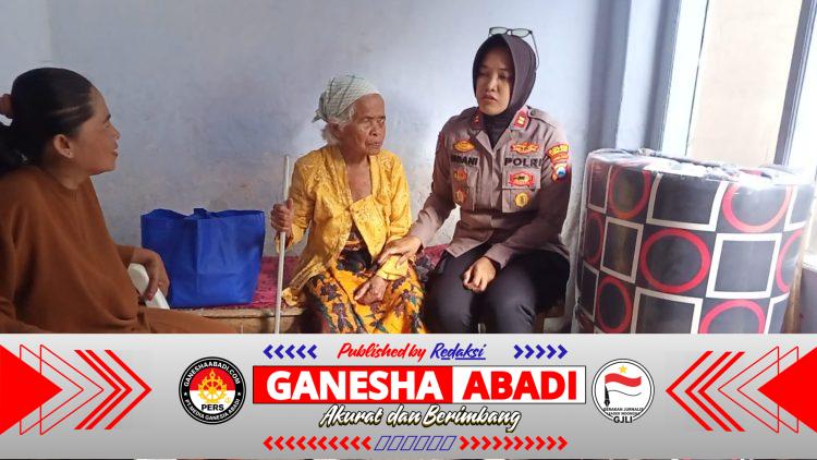 Polri Peduli : Polres Lumajang Salurkan Bantuan untuk Lansia Sebatangkara