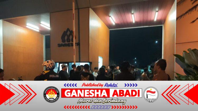 Polres Mojokerto Kota Bersama Warga Gagalkan Perang Sarung