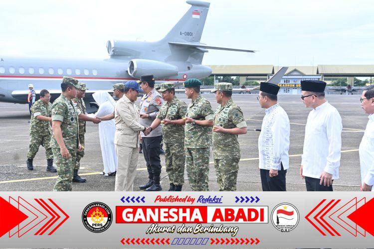 Danlanud Sultan Hasanuddin Sambut dan Hantar Kunjungan Kerja Wamenhan RI di Makassar