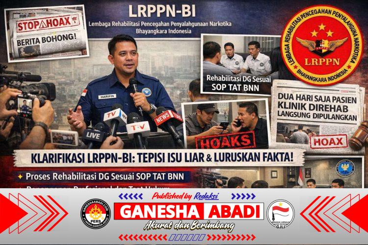 Klarifikasi Tegas LRPPN-BI Surabaya: Tuduhan Pemulangan Pasien Rehabilitasi Dua Hari Adalah Hoaks