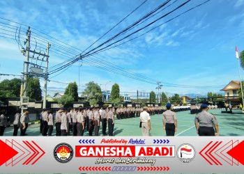 Apel Jam Pimpinan: Wakapolresta Banyuwangi Tekankan Disiplin, Ketakwaan dan Profesionalisme