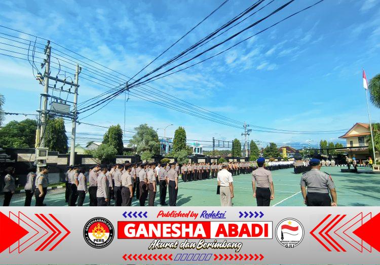 Apel Jam Pimpinan: Wakapolresta Banyuwangi Tekankan Disiplin, Ketakwaan dan Profesionalisme