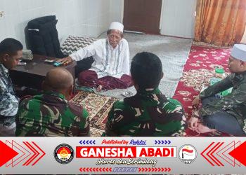Pererat Silaturahmi di Bulan Suci, Danramil Hadir Safari Ramadhan dan Santuni Anak Yatim