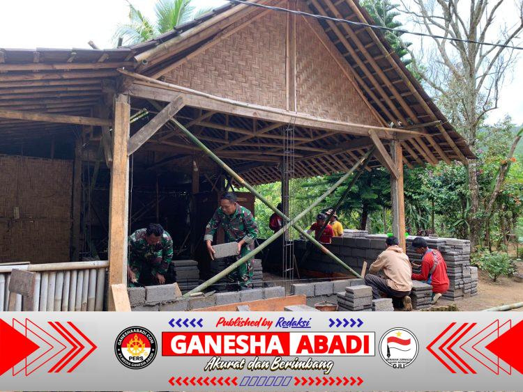 Mimpi Giyanto Punya Rumah Yang Layak Akhirya Terwujud Berkat TMMD 127 Kodim Wonogiri