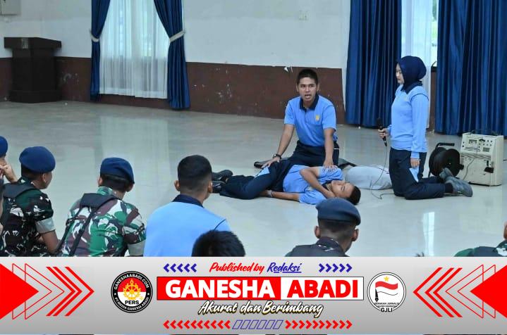 Perkuat Kesiapan Medis, Profesional dan Tanggap Darurat, Personel Lanud Sjamsudin Noor Ikuti Simulasi CPR.