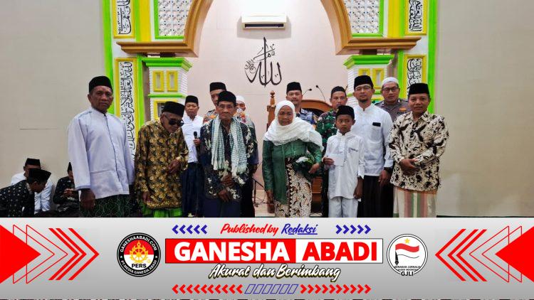 Perkuat Silaturahmi, Babinsa Koramil Rogojampi Hadiri Safari Ramadhan dan Santunan di Desa Sukojati