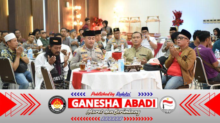 Polres Gresik Gelar Buka Bersama Insan Media dan Santuni Puluhan Anak Yatim di Bulan Suci Ramadan 1447 H