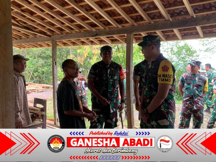 Tim Wasev Tinjau Langsung Sasaran TMMD 127 Kodim Wonogiri Desa Kembang