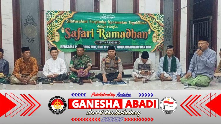 Pererat Silaturahmi, Safari Ramadhan 1447 H Kecamatan Tegaldlimo Sambangi Masjid Sabilul Khoir Purwoagung