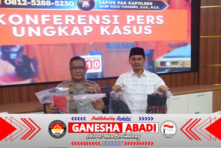 Polda Jatim Menangkap Seorang pria Berinisial AE (32) Atas Kasus Pencurian Barang Elektronik