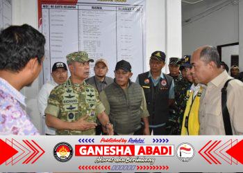Tinjau Lokasi Terdampak Bencana, Kasum TNI Cek Pembangunan Huntara di Tapanuli Tengah