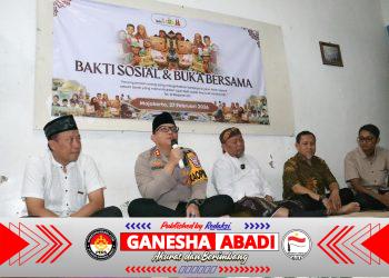 Ramadhan Berkah : Polres Mojokerto Kota Gelar Baksos dan Bukber di Panti Asuhan