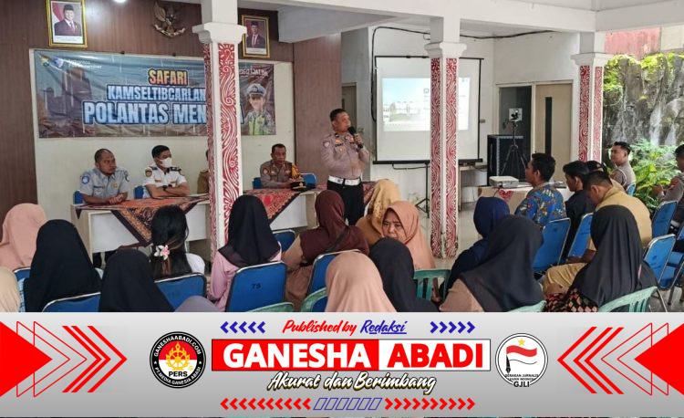 Polantas Menyapa : Polres Jember Gelar Safari Kamseltibcar Lantas Sosialisasikan Jalur Blackspot