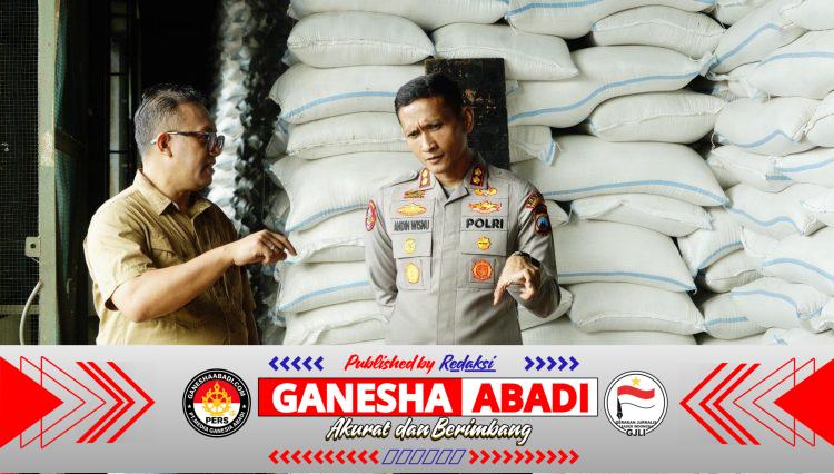 Kapolres Ponorogo Pastikan Keamanan dan Ketersediaan Pangan di Gudang Bulog Cukup