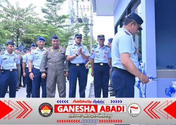 Bangun Lingkungan Aman, Nyaman dan Tentram, Danlanud Sultan Hasanuddin Resmikan Pos Pengamanan Komplek Catalina