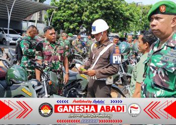 Sosialisasi Kegiatan Operasi Penegakan Ketertiban Waspada Wira Clurit Dan Operasi Yustisi Citra Wira Clurit Subdenpom V/3 Banyuwangi TA.2026