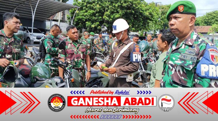 Sosialisasi Kegiatan Operasi Penegakan Ketertiban Waspada Wira Clurit Dan Operasi Yustisi Citra Wira Clurit Subdenpom V/3 Banyuwangi TA.2026