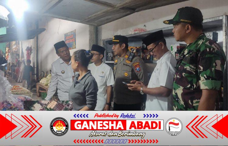 Pastikan Harga Sembako Stabil, Forpimka Sempu Tinjau Pasar Desa Gendoh